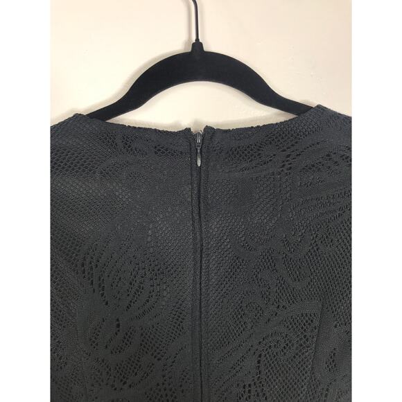 Lilly Pulitzer Jasleen Mini Black Wrap Lace Romper Dress Shorts Womens XS Resort - Picture 7 of 16